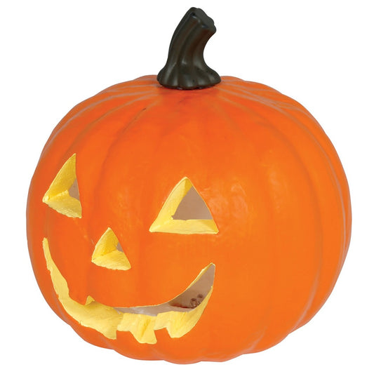Zucca in gommapiuma con luce