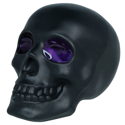 Teschio Nero Luminoso con Fumo