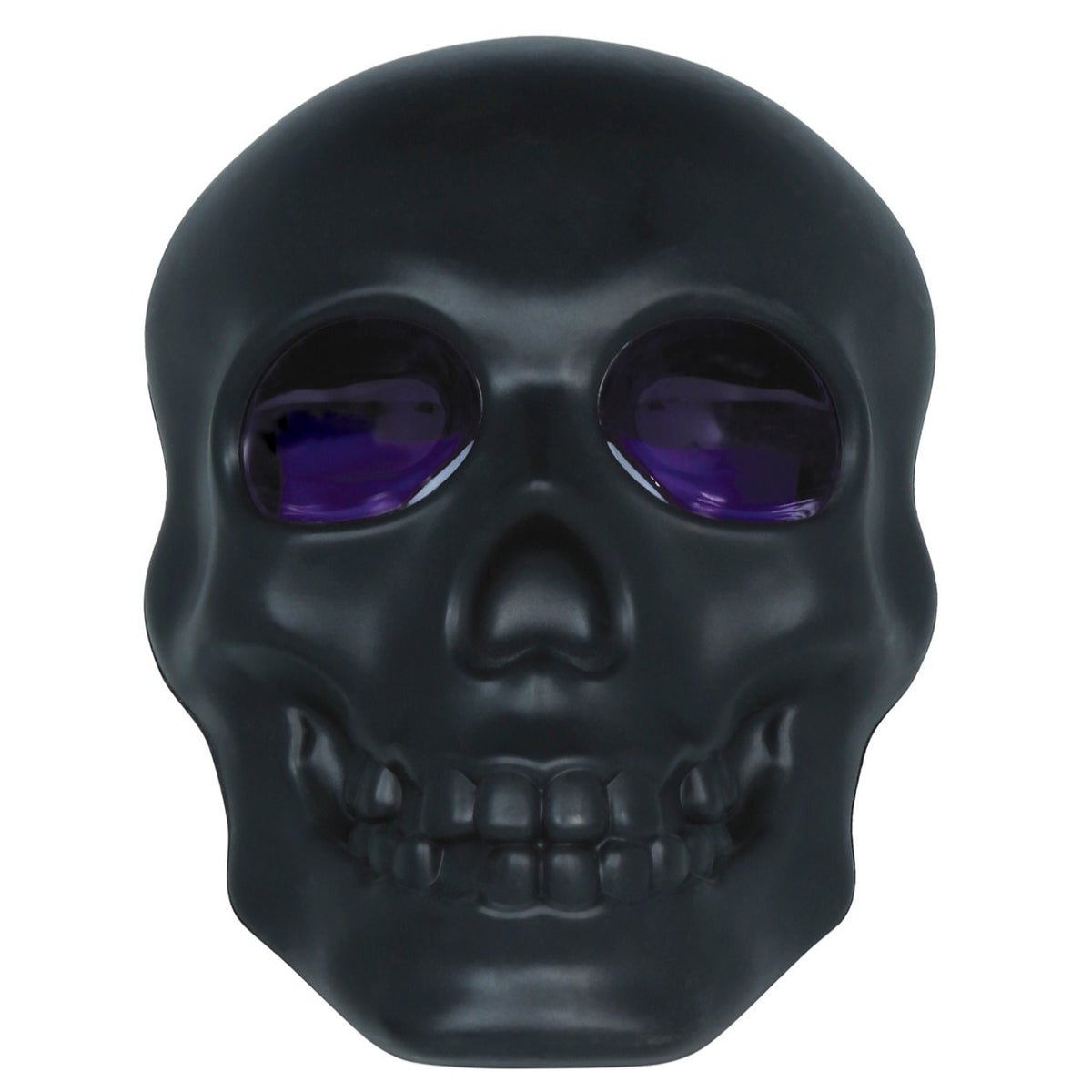 Teschio Nero Luminoso con Fumo