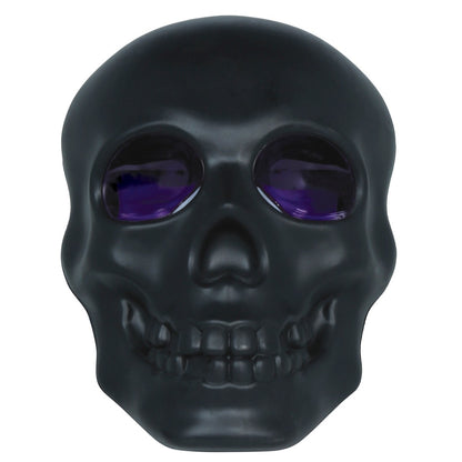 Teschio Nero Luminoso con Fumo