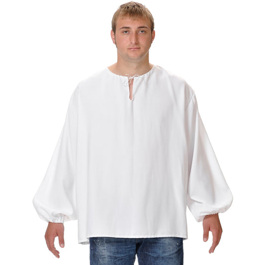 Camicia medievale bianca