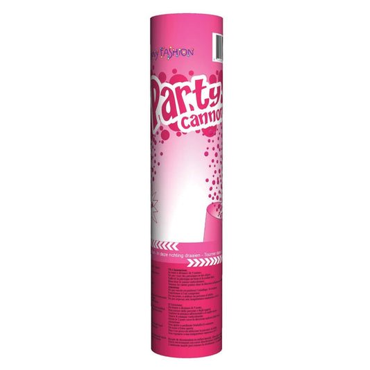 Cannone coriandoli rosa piccolo