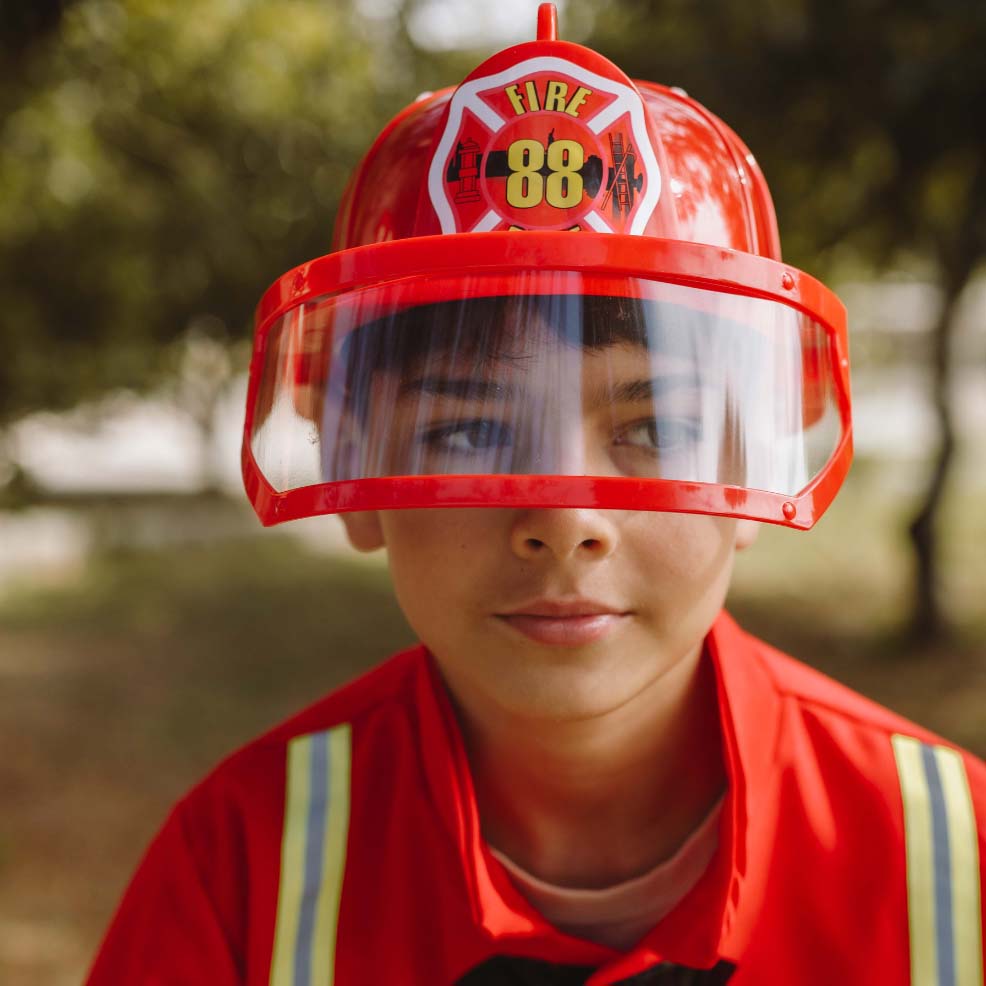 Casco bombero infantil 