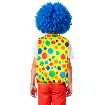 Gilet da clown per bambini a pois