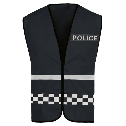 Gilet da Poliziotto Nero per bambino