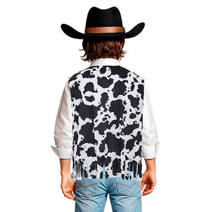 Gilet da cowboy maculato per bambini