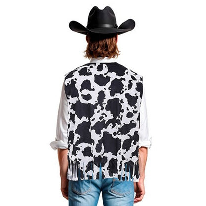 Gilet da cowboy maculato