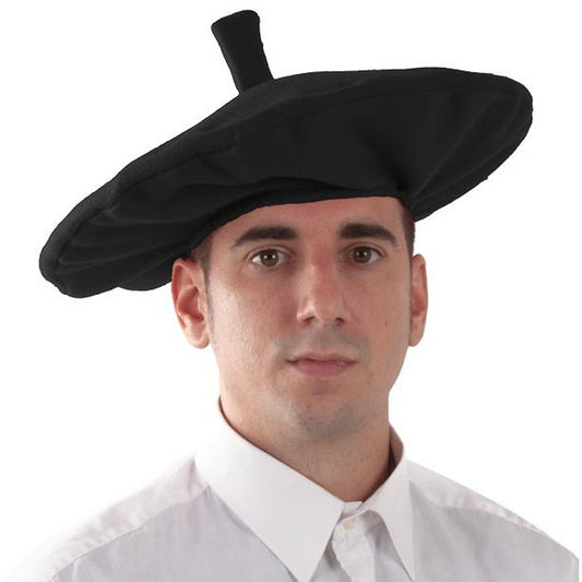 Cappello basco nero