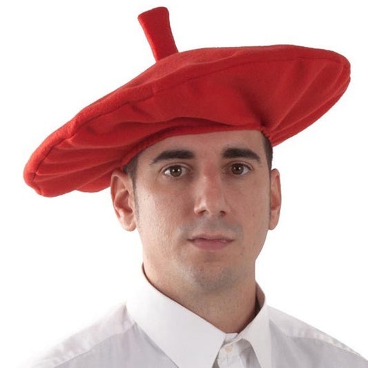 Cappello basco rosso