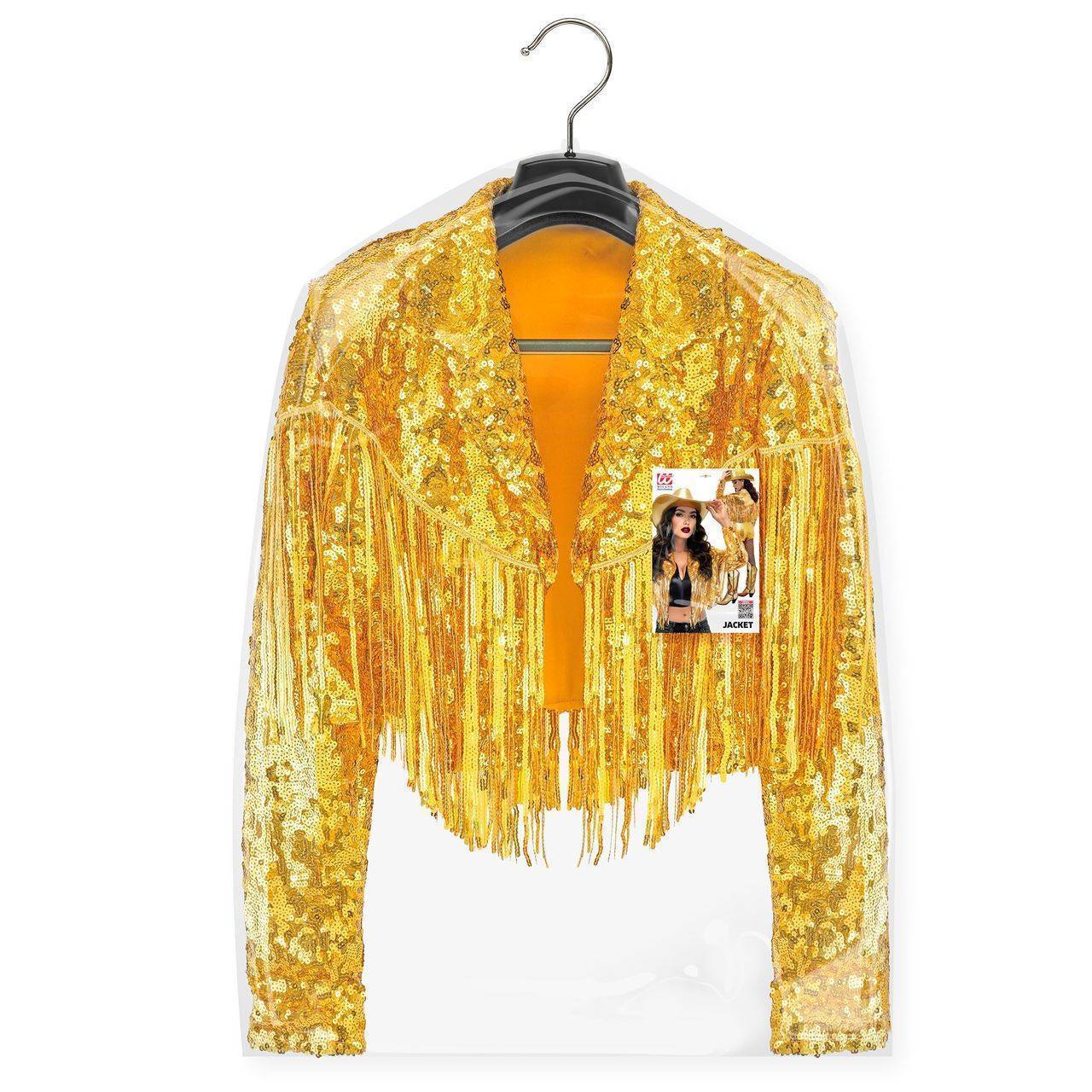 Giacca da Festival Dorata con Paillettes