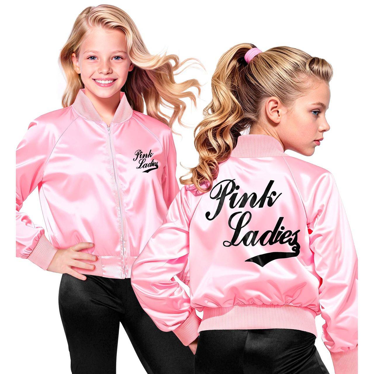 Giacca da Pink Lady Grease per bambina