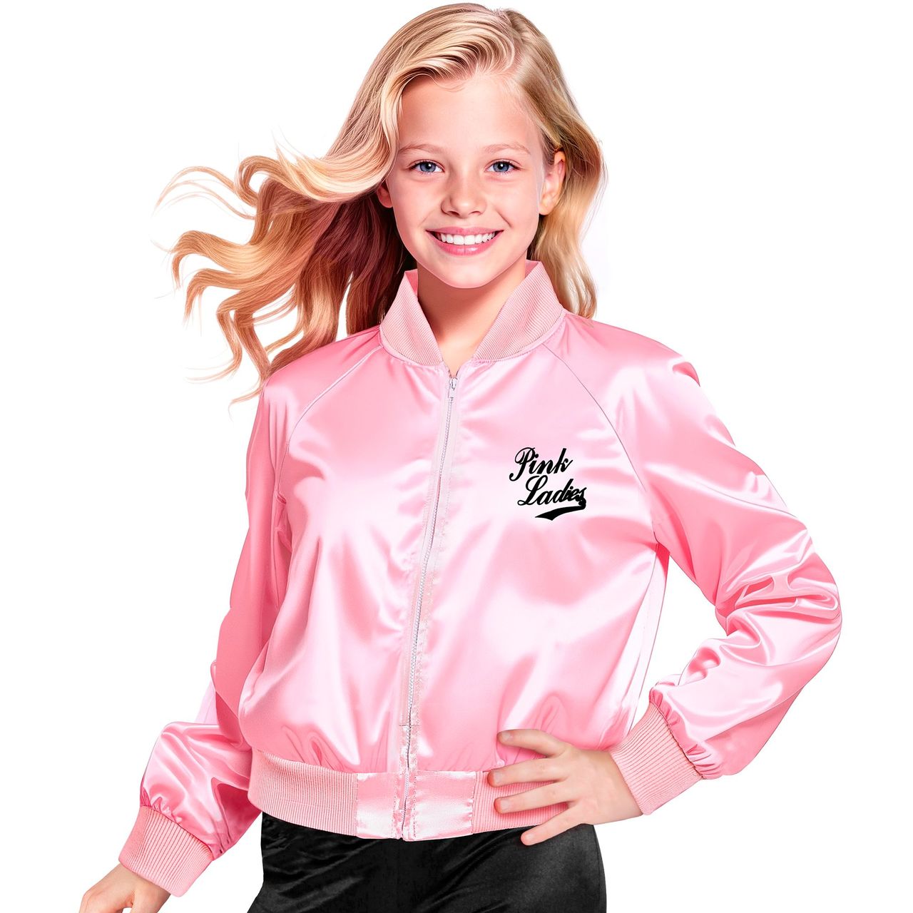 Giacca da Pink Lady Grease per bambina