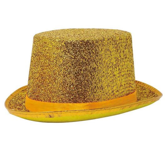 Cilindro Dorato Glitter Deluxe