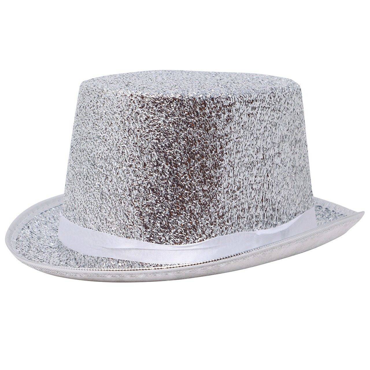 Cilindro Argento Glitter Deluxe