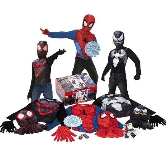Scatola di costumi Spiderman™ per bambini con 3 costumi