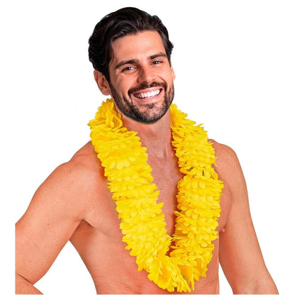 Collana Hawaiana Gialla Deluxe