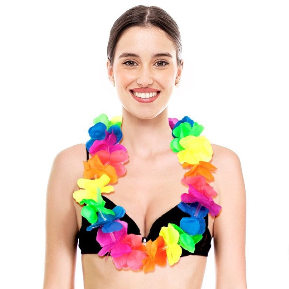 Collana hawaiana con luce
