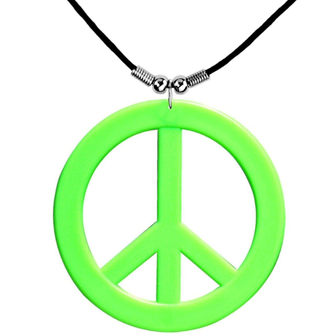 Collana hippie verde neon