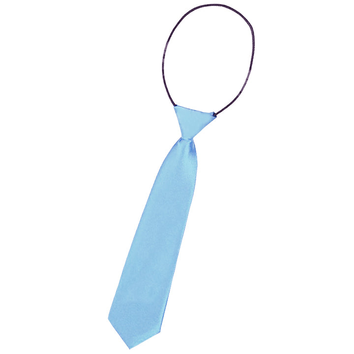 Cravatta corta blu