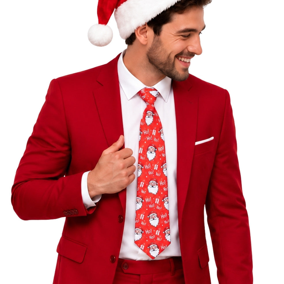 Cravatta di Natale Babbo Natale