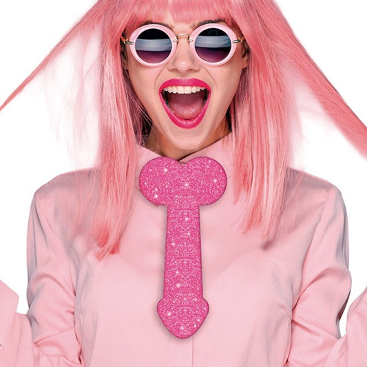 Cravatta con Pene Glitter