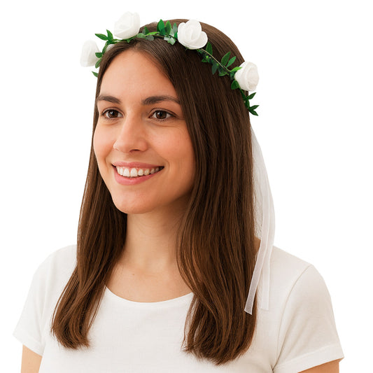Corona di Fiori Bianchi Eco