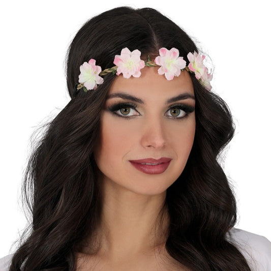 Coroncina di Fiori Bianchi e Rose