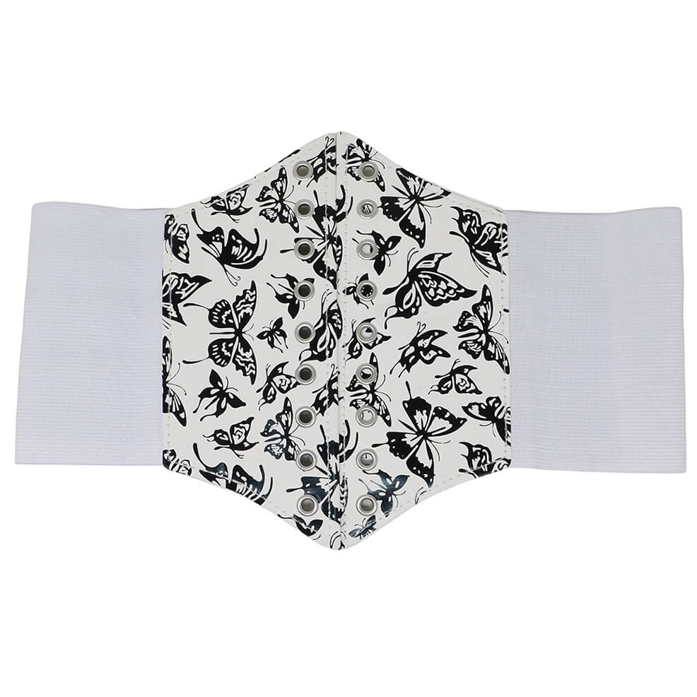 Corsetto Bianco Farfalle
