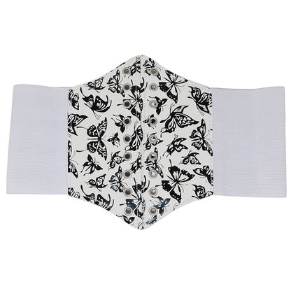 Corsetto Bianco Farfalle