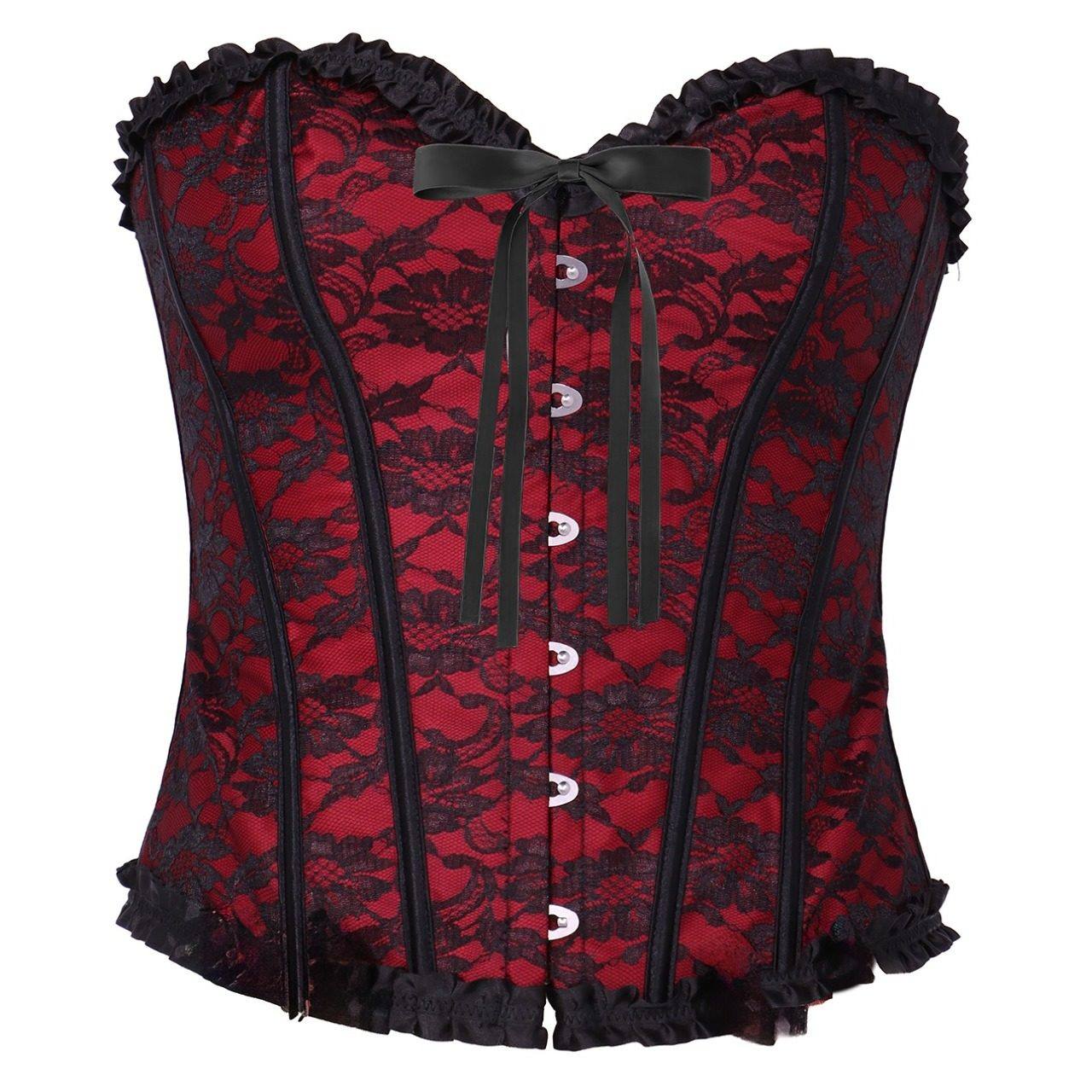 Corsetto Bordeaux Cuore