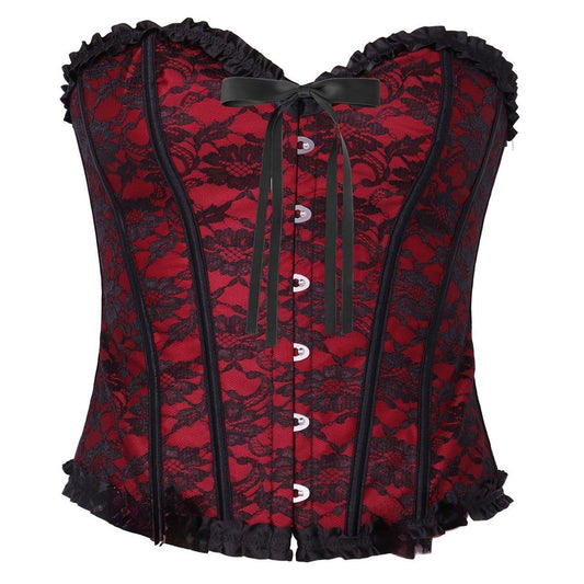 Corsetto Bordeaux Cuore