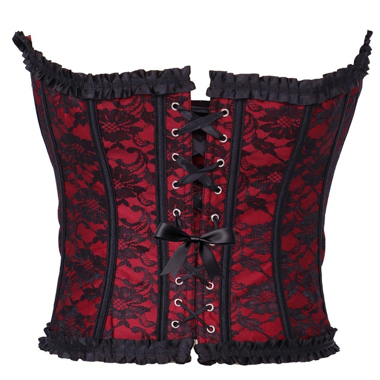 Corsetto Bordeaux Cuore