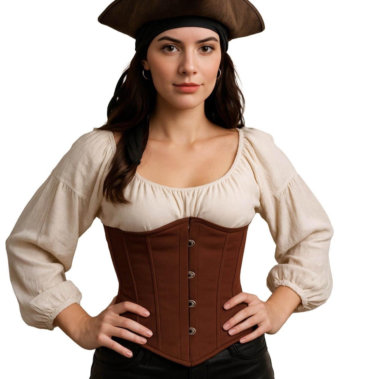 Corsetto Bustier Marrone