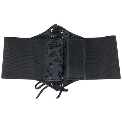 Corsetto Nero Farfalle