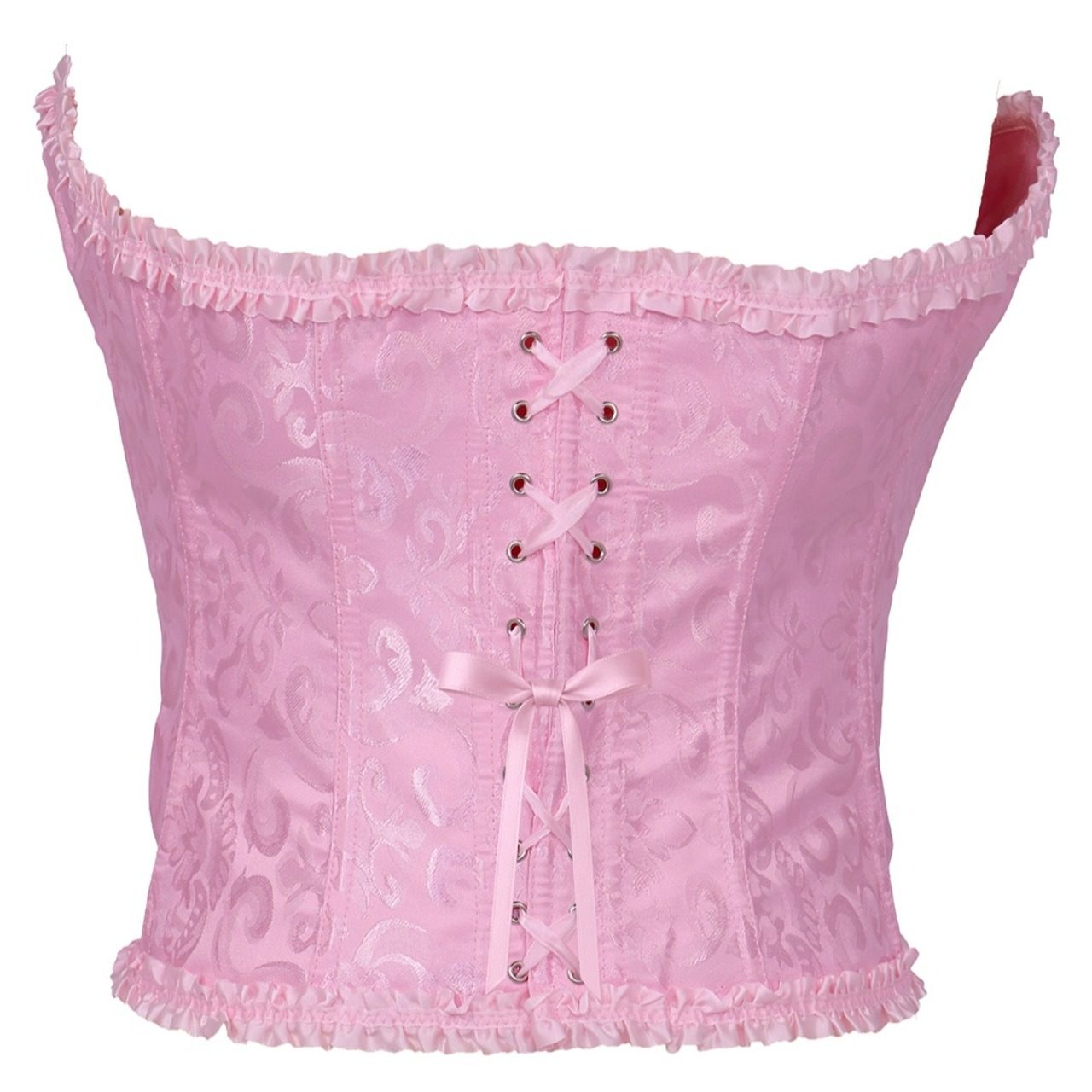 Corsetto Rosa Scollo a Cuore