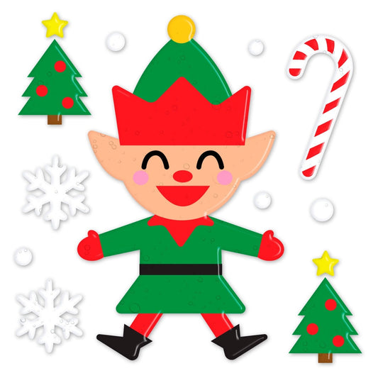 Decorazione in Gel da Elfo di Natale