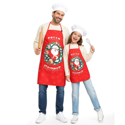 Grembiule di Natale Babbo Natale per bambini