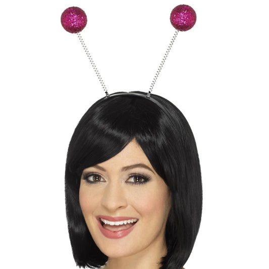 Cerchietto Antenne Fucsia Glitter