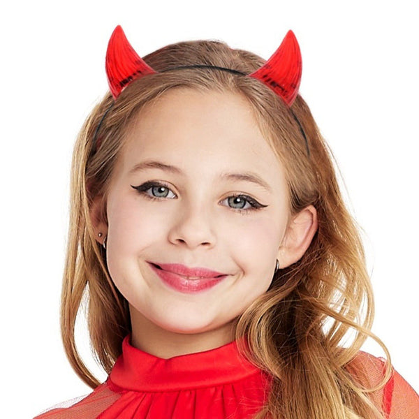 Cerchietto Corna Di Diavolo LED Rosso - Sparklers Club - Foto 4