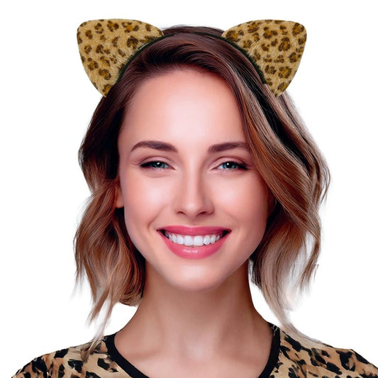 Cerchietto Leopardo Persa