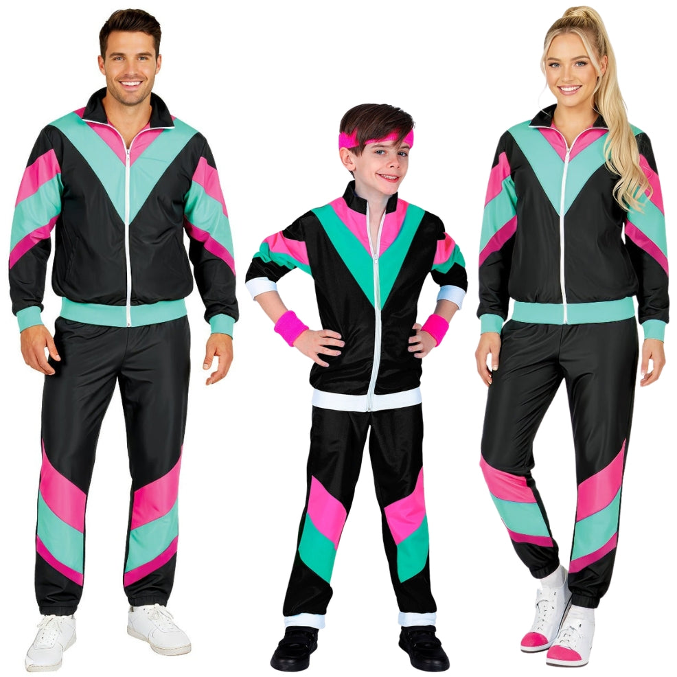 Costumi di gruppo anni ’80 con Tuta da Ginnastica