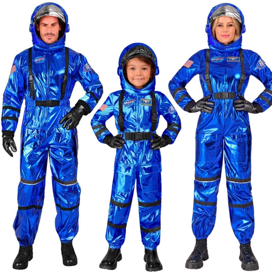 Costumi di gruppo da Astronauti Space blu