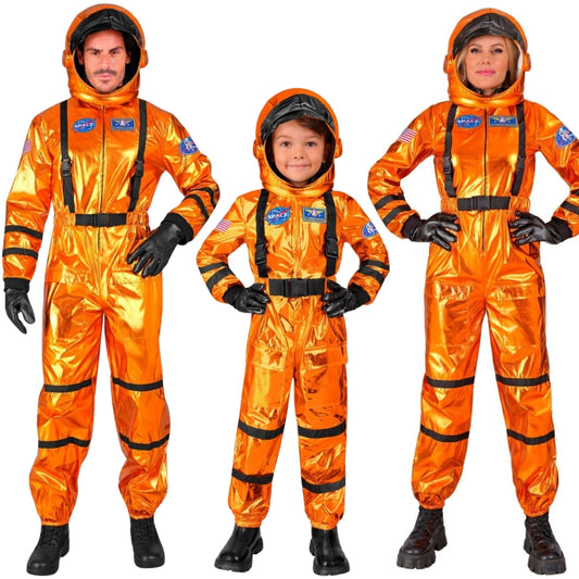 Costumi di gruppo da Astronauti Space arancione