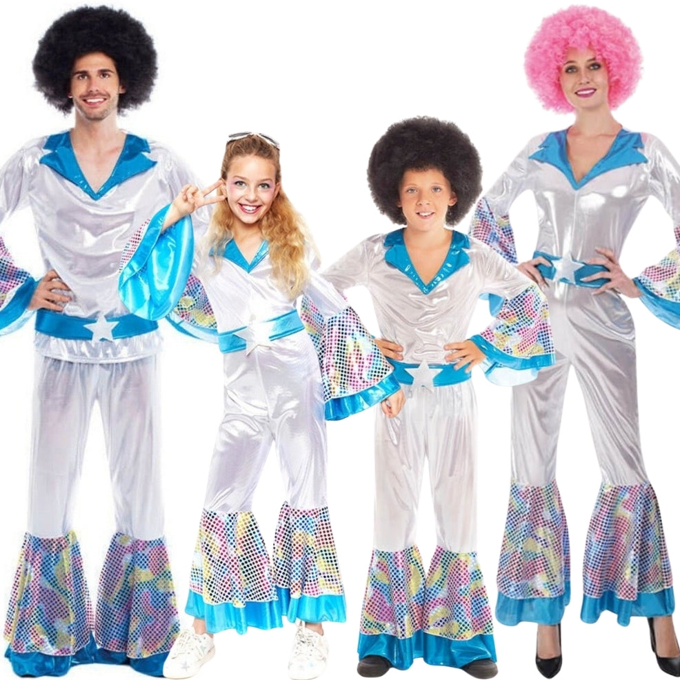 Costumi di gruppo da Disco Abba Deluxe
