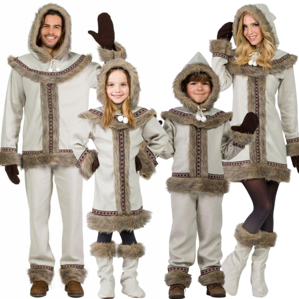 Costumi di gruppo da Eschimesi dell’Artico