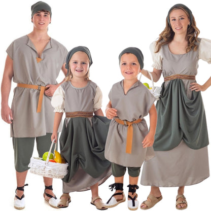Costumi di gruppo da Fruttivendoli Medievali