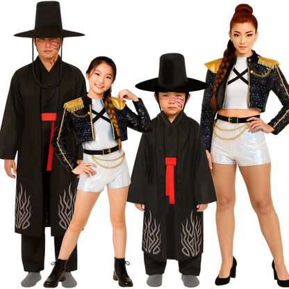 Costumi di gruppo da Guerriera K-Pop Rumi e Jinu