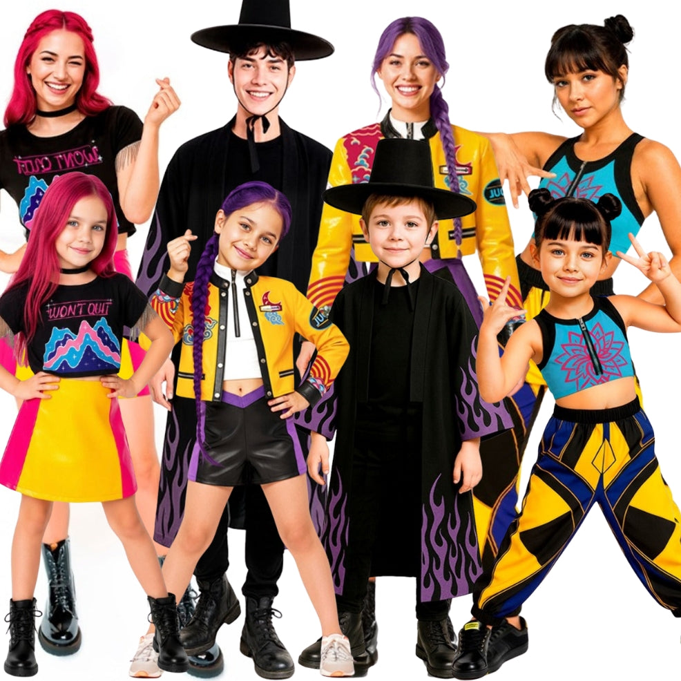 Costumi di gruppo da Guerriera K-Pop Hunters