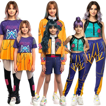 Costumi di gruppo da Guerriere K-Pop Huntrix