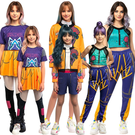 Costumi di gruppo da Guerriere K-Pop Huntrix